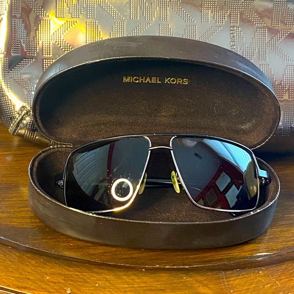 Michael Kors Other - Michael Kors Designer Metal Sunglasses Winnetka MKS301M Gunmetal & Black